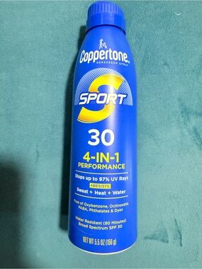 Coppertone Sport SPF 30 Sunscreen Spray - Blue